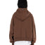 BROKENHEART Brown Zip Hoodie | Blowhammer, color_brown